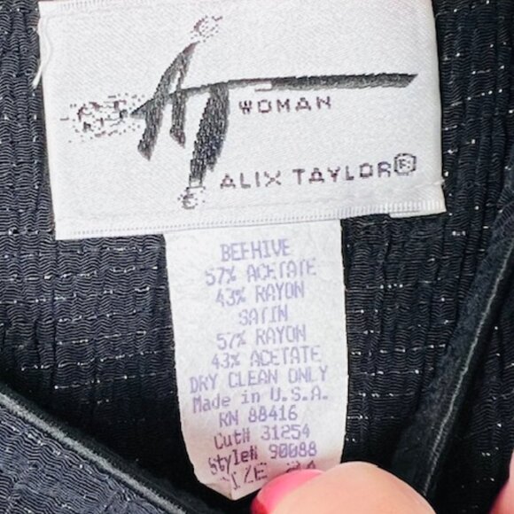 Alix Taylor Womens CottageCore 2 pc. Business Dress Suit Plus Size 24 Vintage - Picture 2 of 8